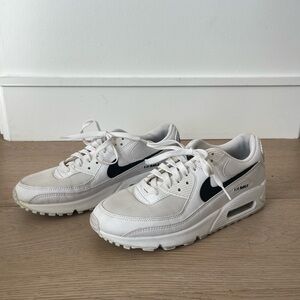 Nike Air Max White and Black Sneakers